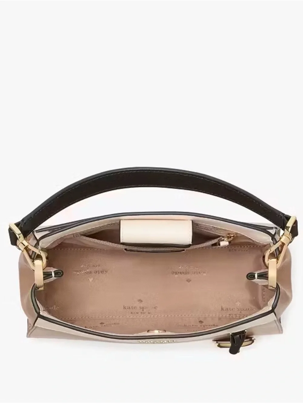 Kate Spade New York Madison Small Top Handle Satchel Bag Toasted Hazelnut